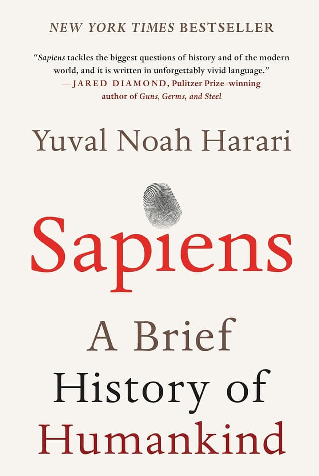 Cover of the book Sapiens: A Brief History of Humankind